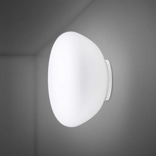 Fabbian Lumi Poga glas-wandlamp, Ø 42 cm