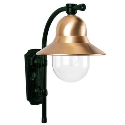 Tijdloze buitenwandlamp Toscane, groen