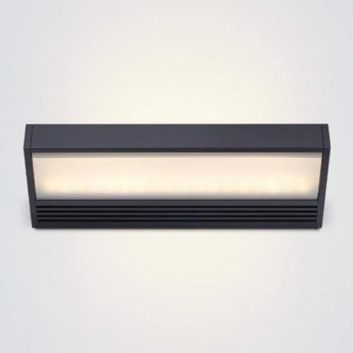 Zwarte LED wandlamp SML