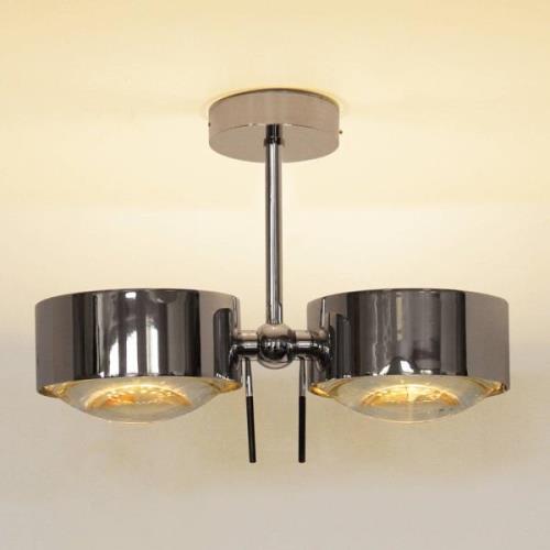 Plafondlamp PUK Sides 2-lamps G9, chroom 10cm