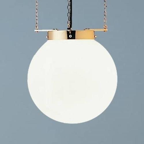 Hanglamp in Bauhaus-stijl, messing, 30 cm