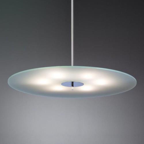 Glazen pendellamp 70 cm van Hans Przyrembel