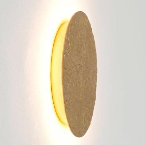 LED wandlamp Meteor, Ø 19 cm, goud