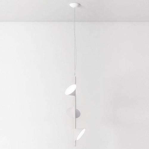 Axolight Orchid LED hanglamp, 3-lamps wit