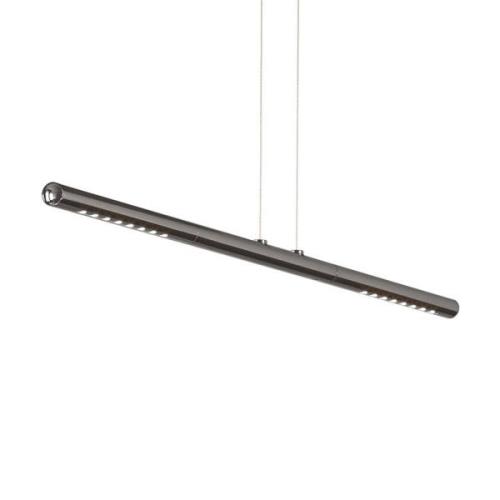 TECNOLUMEN LUM S hanglamp, 85 cm, gerookt chroom