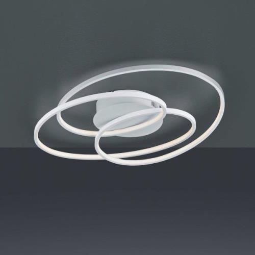 LED plafondlamp Gale, 60 cm, mat wit
