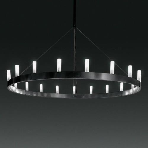 Imposante kroonluchter Chandelier, zwart