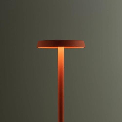 Vibia Flat LED vloerlamp hoogte 100 cm terracotta