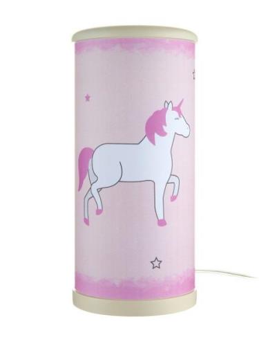 LED tafellamp unicorn in roze/roze