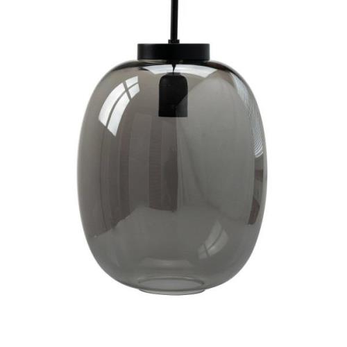 Dyberg Larsen DL39 hanglamp Ø 25cm rookgrijs/zwart