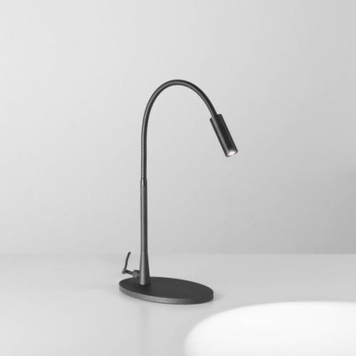 Egger Zooom LED tafellamp met flexibele arm, zwart