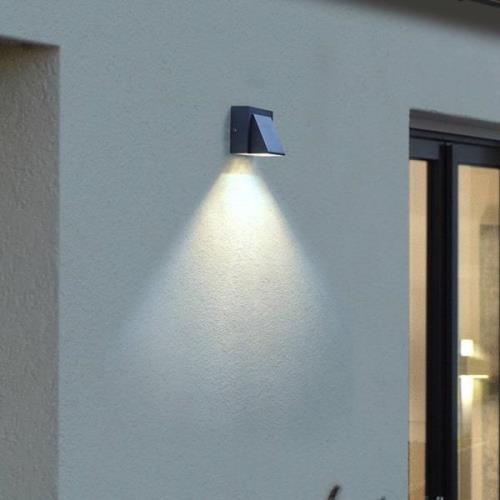 RZB HB 105 LED buitenwandlamp onder stralend