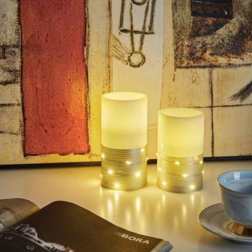 Pauleen Fairy Lights Candle LED kaars Set van 2