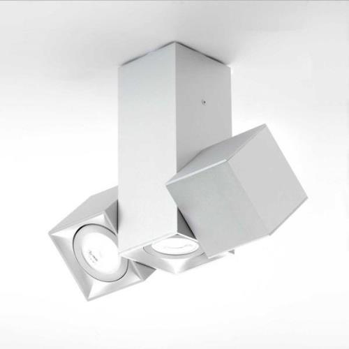 Milan Dau spot plafondlamp 3-lamps alu