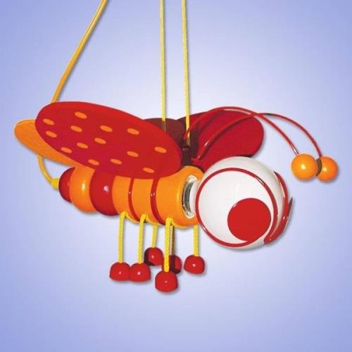 Leuke hanglamp BIENCHEN, rood