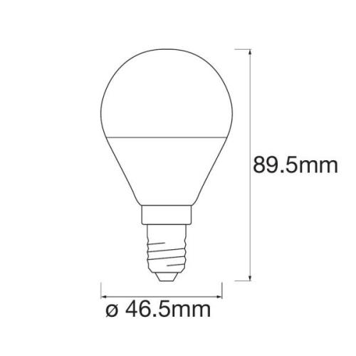 LEDVANCE SMART+ WiFi E14 5W Druppel RGBW