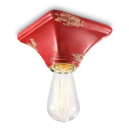 Plafondlamp C135 rood