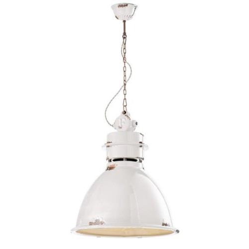 Hanglamp C1750 met keramische kap, wit