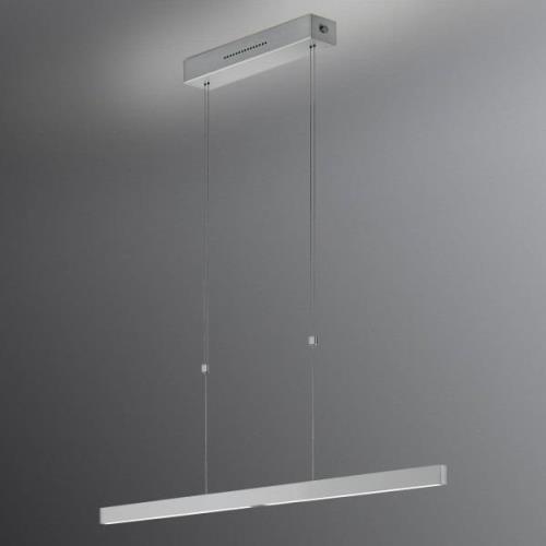 LED hanglamp Linn gebarensensor nikkel mat 68 cm