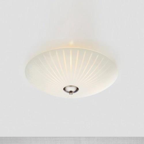 Glas-plafondlamp Cut, Ø 43 cm