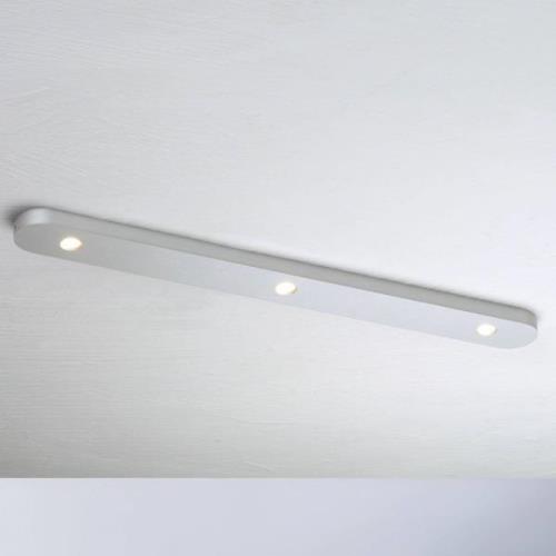 Bopp Close LED plafondlamp 3-lamps aluminium