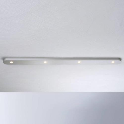 Bopp Close LED plafondlamp, 4-lamps, aluminium