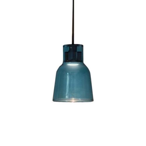 Bover Drip S/01L LED hanglamp van glas, blauw