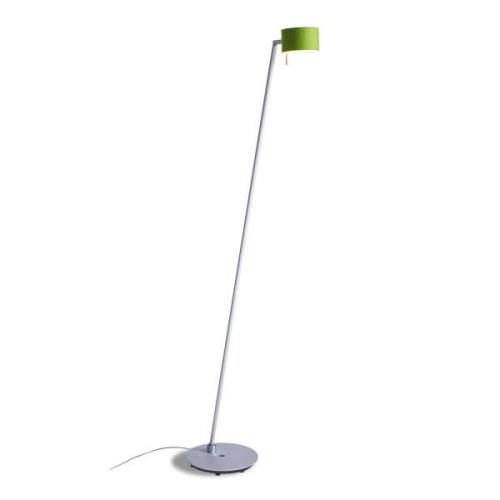 LED vloerlamp CAI, dimbaar, appel/wolwit