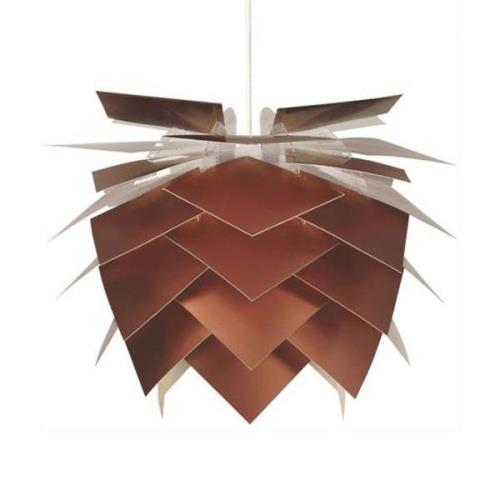 Dyberg Larsen Pineapple M Copper look hangl. Ø45cm