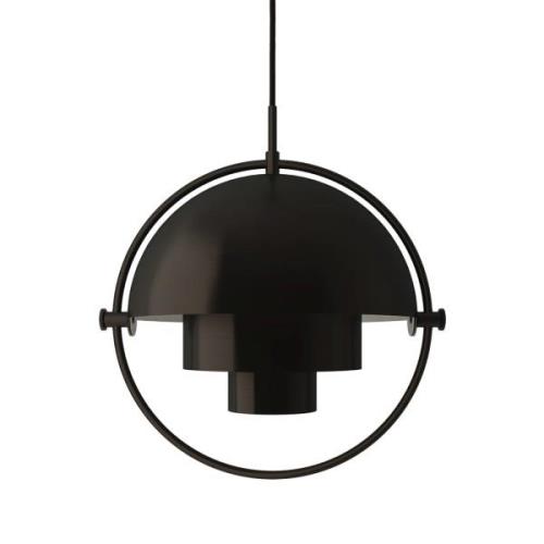 Gubi hanglamp Lite, Ø 27 cm, zwart/zwart