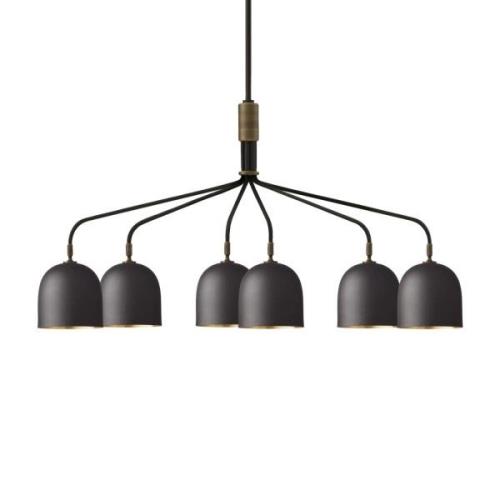 Gubi Kroonluchter Howard 6-lamps 134x73 cm brons