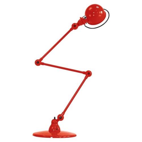 Jieldé Loft D9403 scharnier-vloerlamp, rood