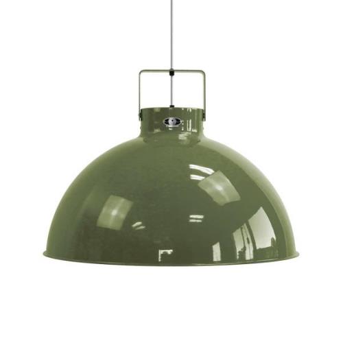 Jieldé Dante D675 hanglamp, olijfgroen, Ø 67,5cm