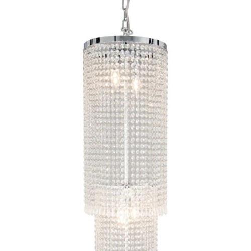Hanglamp CR114 met glasbehang, 210 cm hoog
