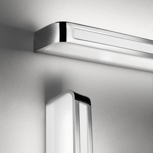 Tijdloze LED wandlamp Arcos, IP20 60 cm, chroom