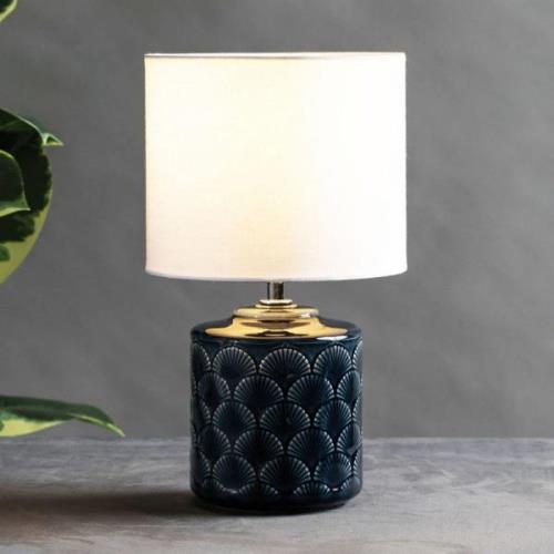 Pauleen Glowing Midnight tafellamp wit/blauw