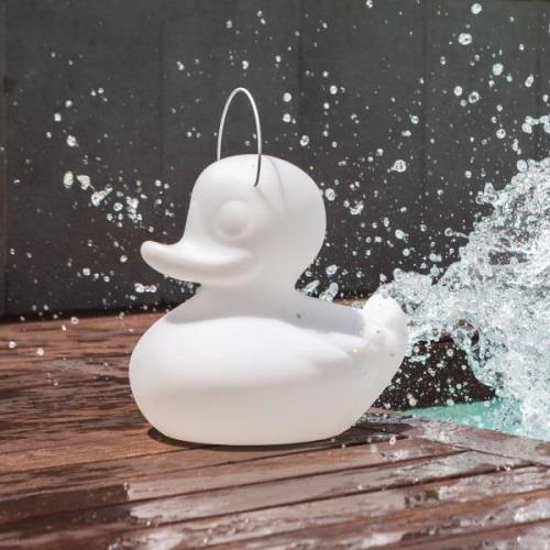 LED designlamp DUCK-DUCK S voor buiten in wit