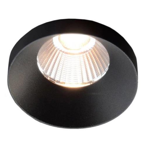 GF design Owi inbouwlamp IP54 zwart 2.700 K