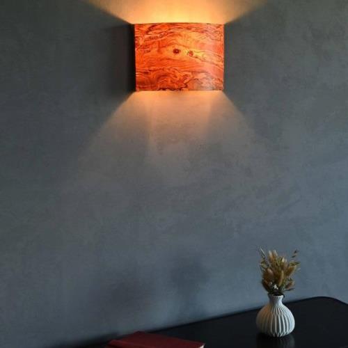 LeuchtNatur Cortex wandlamp olijf