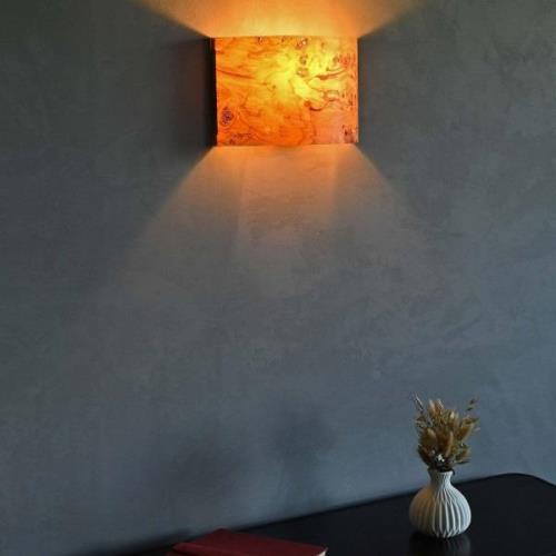 LeuchtNatur Cortex wandlamp populier