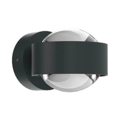 Puk Mini Wall LED 2x8W lenzen helder, antraciet mat