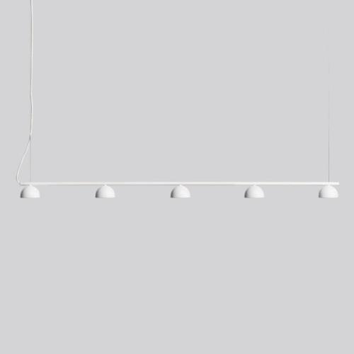 Northern Blush LED hanglamp, 5-lamps, wit