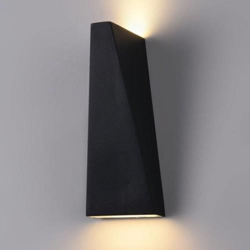 LED buitenwandlamp Times Square zwart