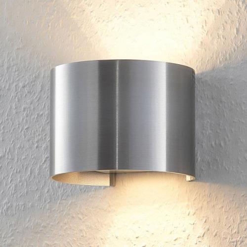 Wandlamp Arcchio Zuzana, rond, aluminiumkleurig, G9, 13 cm breed