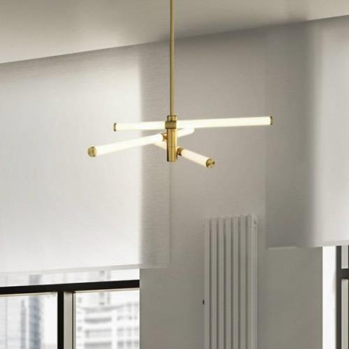 Maytoni hanglamp Axis, goudkleurig, Ø 72,5 cm