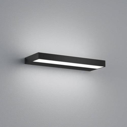 Helestra Slat LED wandlamp, mat zwart 30 cm