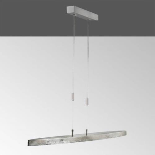 LED hanglamp Colmar, CCT, nikkel, lengte 106 cm