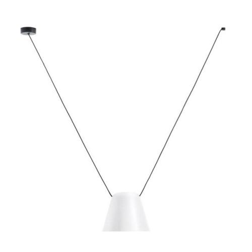 LEDS-C4 Attic hanglamp stompe kegel 24cm wit