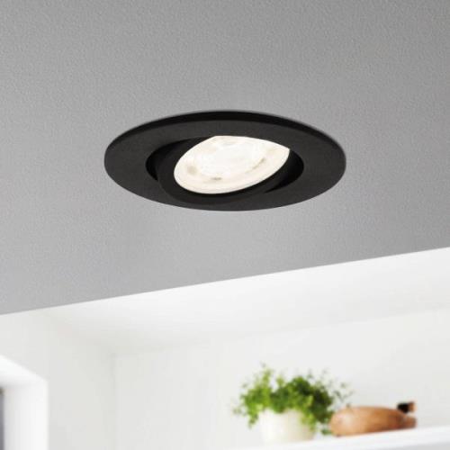 EGLO connect Saliceto-Z LED inbouwlamp, zwart