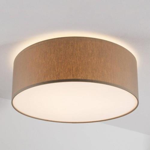 Grijsbruine plafondlamp Mara, 50 cm